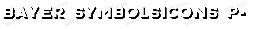 Bayer SymbolsIcons P字体转换